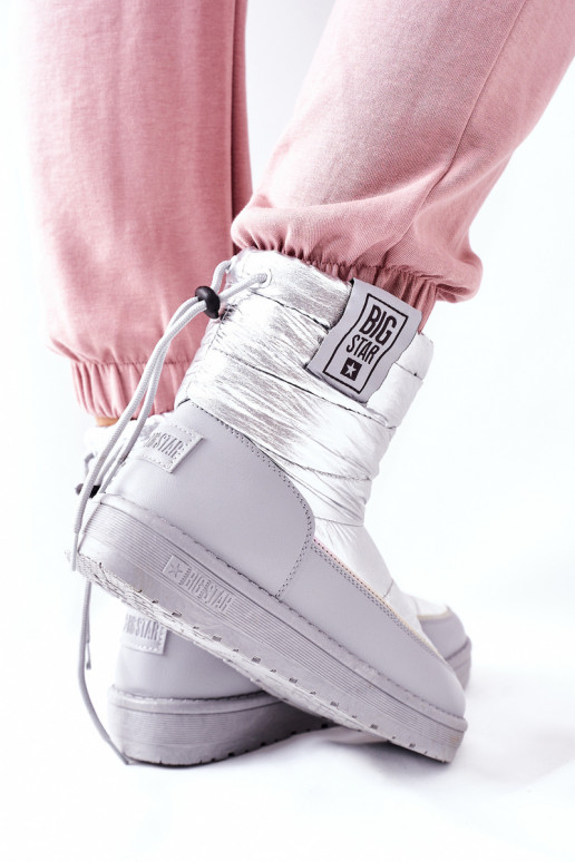 Schneestiefel Big Star II274118 silberfarben