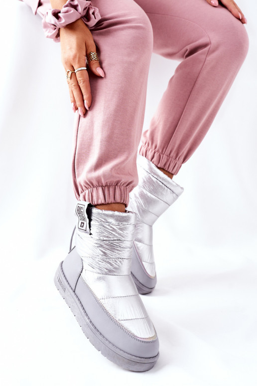 Schneestiefel Big Star II274118 silberfarben