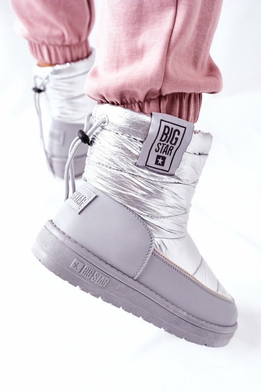 Schneestiefel Big Star II274118 silberfarben