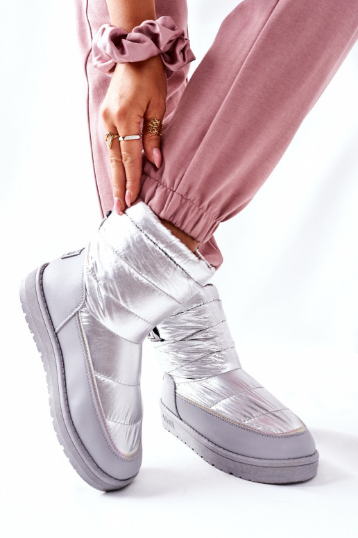 Schneestiefel Big Star II274118 silberfarben