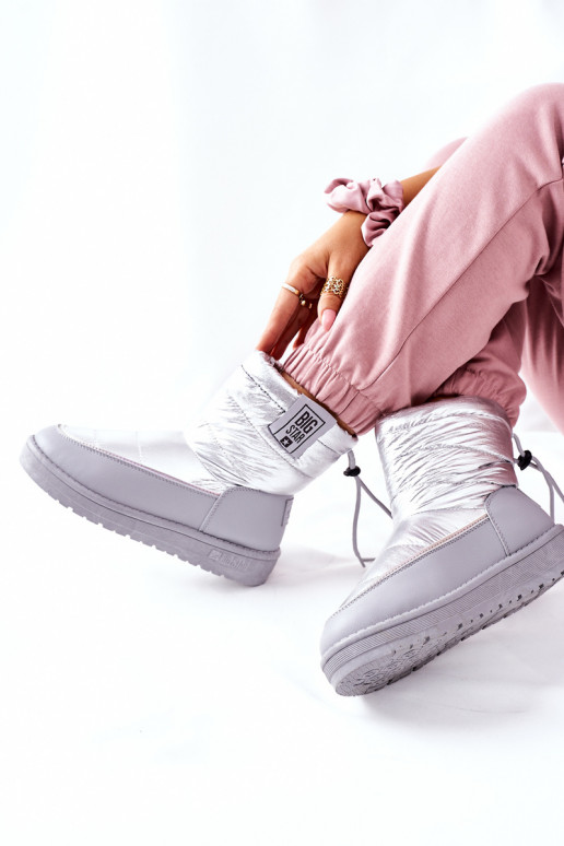 Schneestiefel Big Star II274118 silberfarben