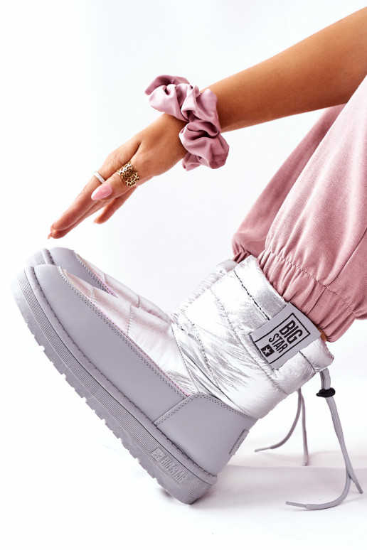 Schneestiefel Big Star II274118 silberfarben