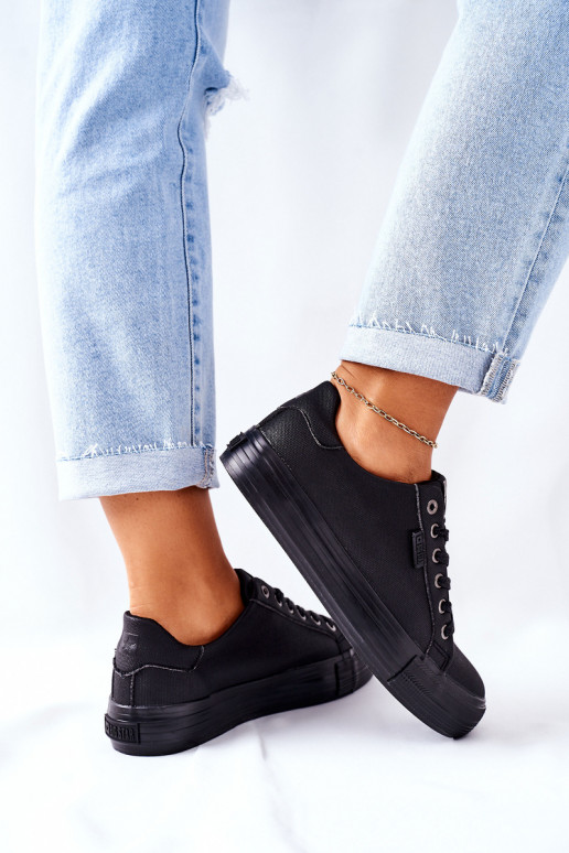 Damenschuhe mit Plateau BIG STAR II274345 schwarz