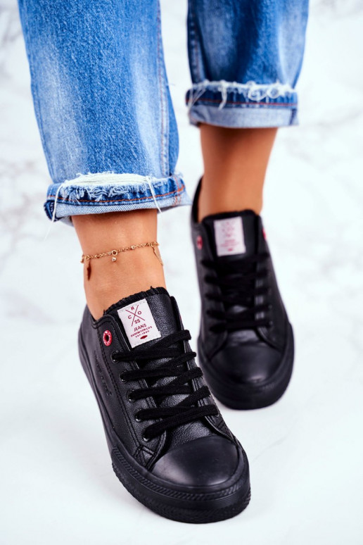 Damenschuhe Cross Jeans schwarze Farbe DD2R4029 Damenschuhe Cross Jeans schwarze Farbe DD2R4029