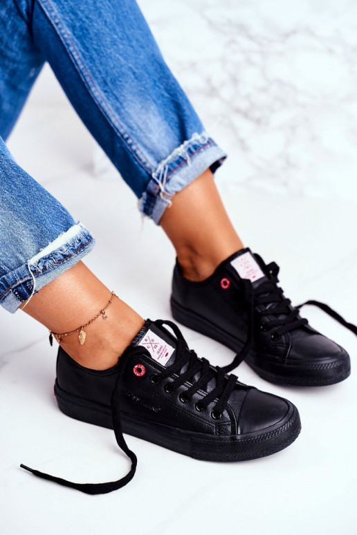 Damenschuhe Cross Jeans schwarze Farbe DD2R4029 Damenschuhe Cross Jeans schwarze Farbe DD2R4029