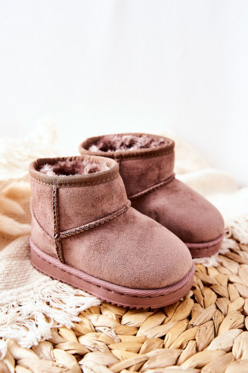 Warme Kinder-Winterstiefel Ciemny elfenbein Gooby 2