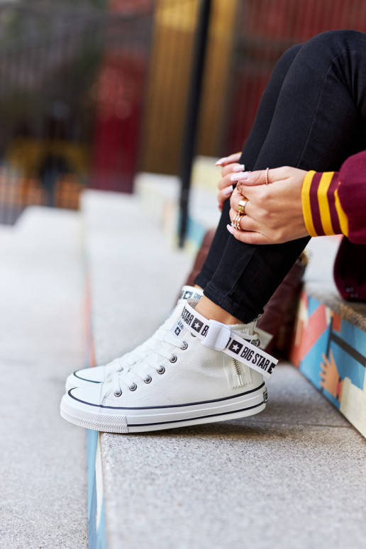 Gewärmte Freizeitschuhe Big Star GG274027 weiße Farbe Gewärmte Freizeitschuhe Big Star GG274027 weiße Farbe