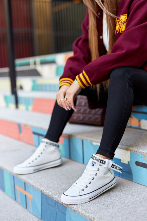 Gewärmte Freizeitschuhe Big Star GG274027 weiße Farbe Gewärmte Freizeitschuhe Big Star GG274027 weiße Farbe