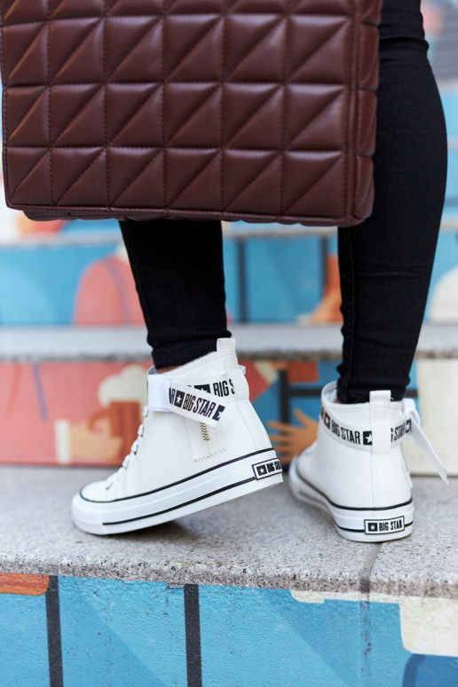 Gewärmte Freizeitschuhe Big Star GG274027 weiße Farbe Gewärmte Freizeitschuhe Big Star GG274027 weiße Farbe