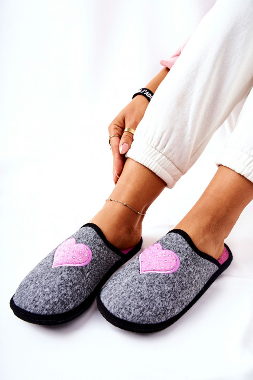 Hausschuhe Panto Fino II267010 grau-rosa Farbe Hausschuhe Panto Fino II267010 grau-rosa Farbe