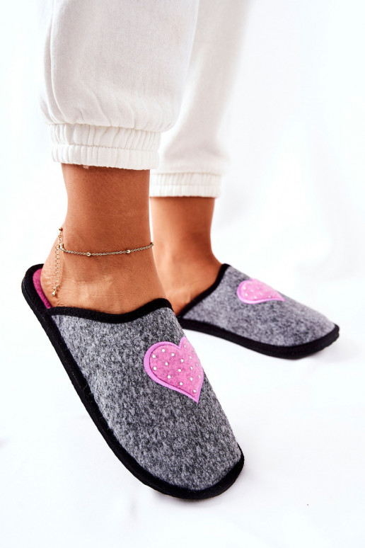 Hausschuhe Panto Fino II267010 grau-rosa Farbe Hausschuhe Panto Fino II267010 grau-rosa Farbe