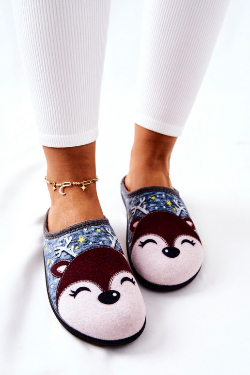 Beheizte Hausschuhe in der Farbe Blau Taffy Beheizte Hausschuhe in der Farbe Blau Taffy