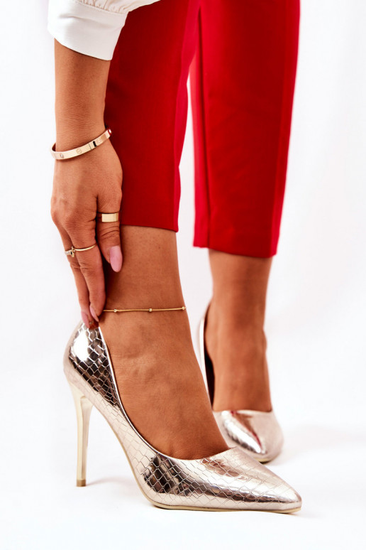 Tissoria High Heels mit Schlangenmuster Tissoria High Heels mit Schlangenmuster