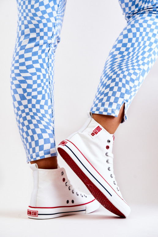 Freizeitschuhe mit Sohle Big Star JJ274127 weiße Farbe Freizeitschuhe mit Sohle Big Star JJ274127 weiße Farbe