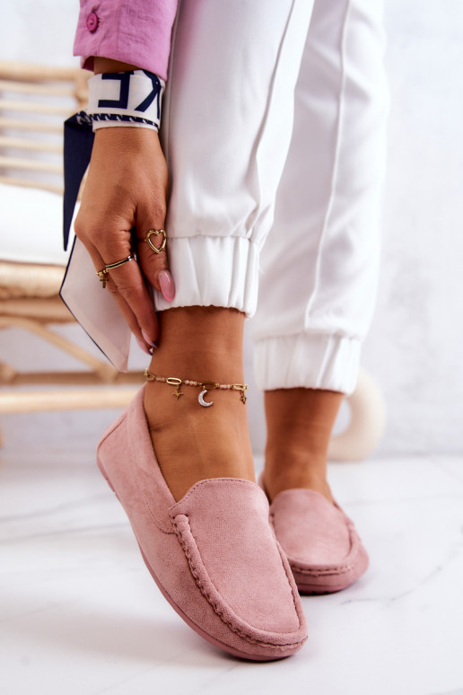 Wildledermokassins in rosa Morreno Wildledermokassins in rosa Morreno