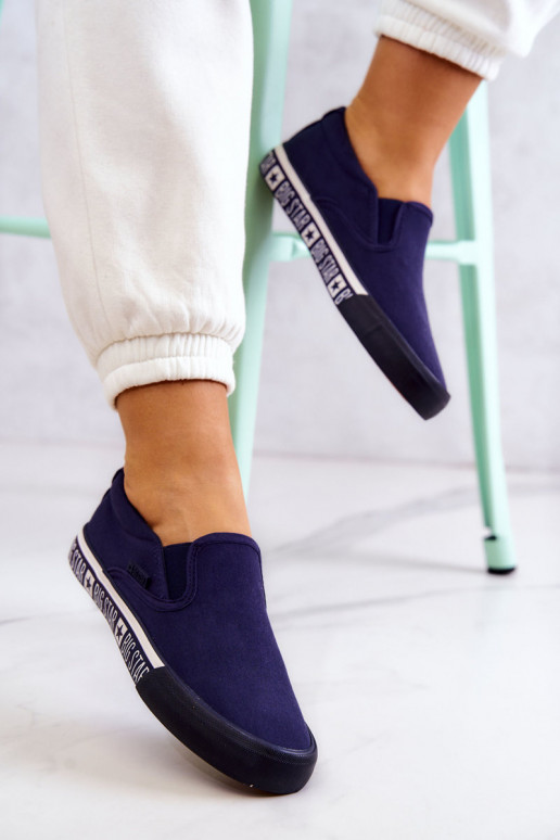 Sneakers Slip-on Big Star HH274011 dunkelblau