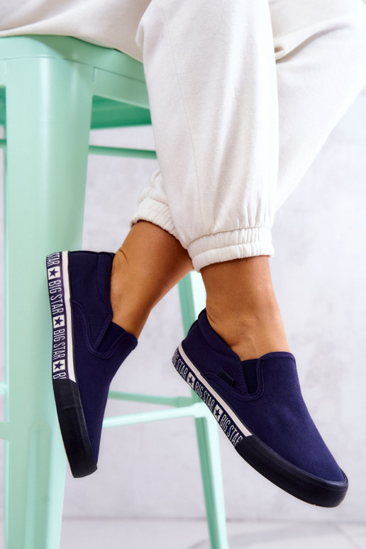 Sneakers Slip-on Big Star HH274011 dunkelblau