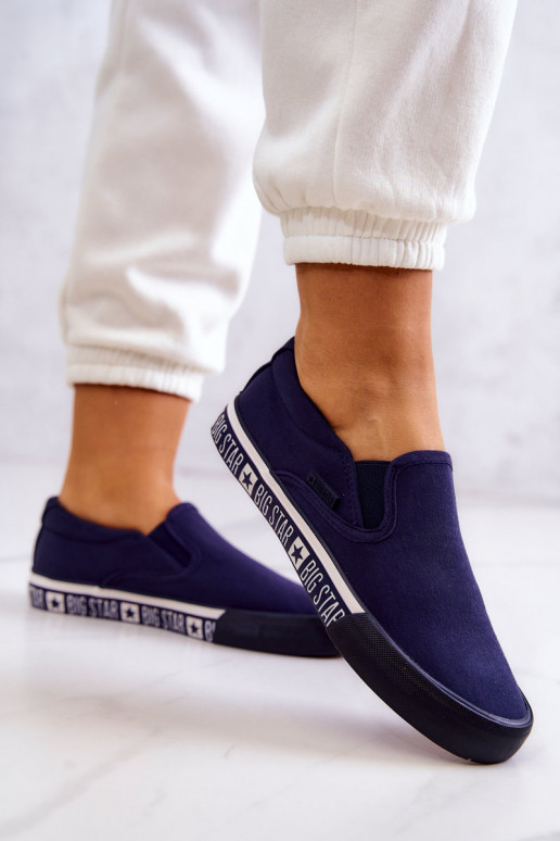 Sneakers Slip-on Big Star HH274011 dunkelblau