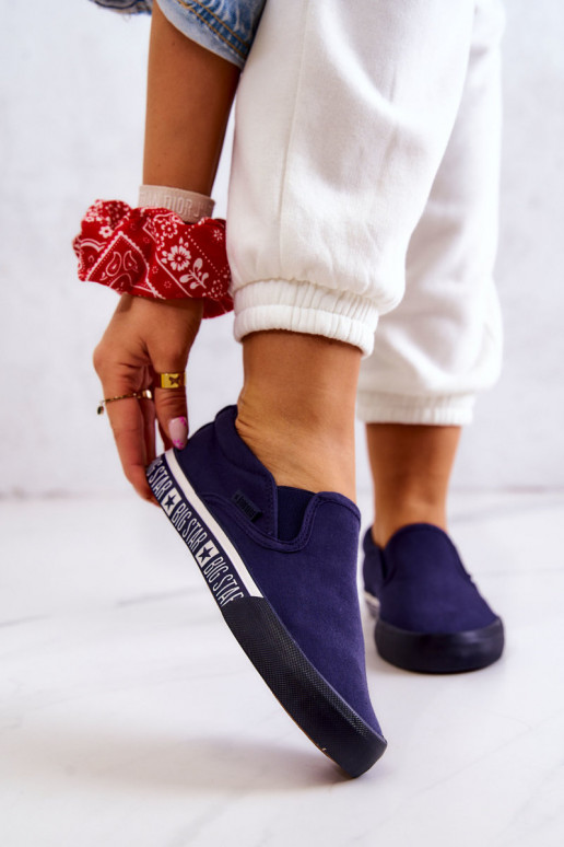 Sneakers Slip-on Big Star HH274011 dunkelblau