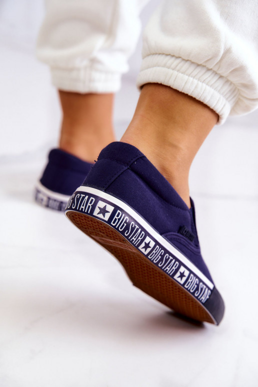 Sneakers Slip-on Big Star HH274011 dunkelblau