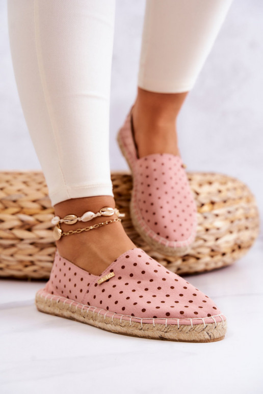 Espadrilles mit Punkten Big Star JJ274869 rosa Espadrilles mit Punkten Big Star JJ274869 rosa