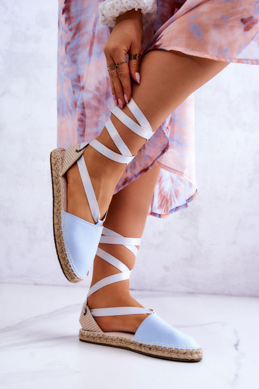 Schnür-Espadrilles Big Star JJ274863 blau