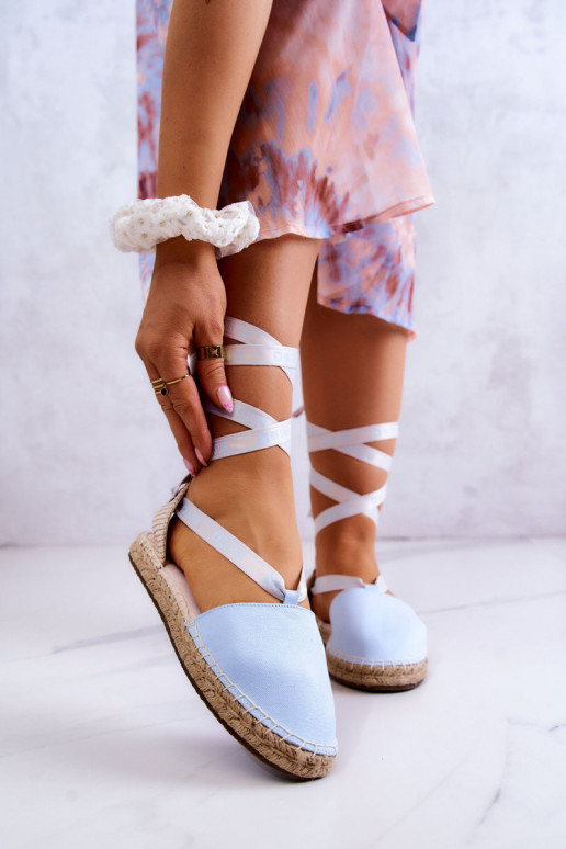 Schnür-Espadrilles Big Star JJ274863 blau