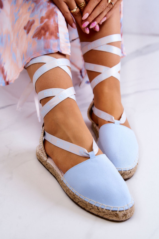 Schnür-Espadrilles Big Star JJ274863 blau
