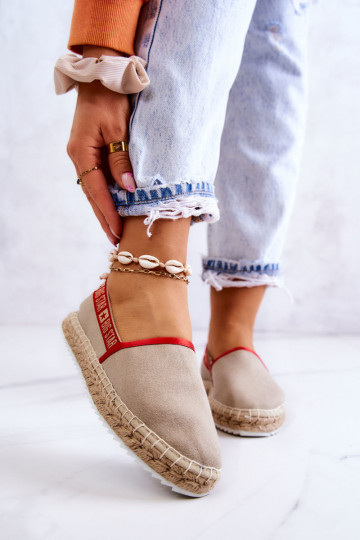 Stoff-Espadrilles des widerstandsfähigen Modells Big Star JJ274879 beige