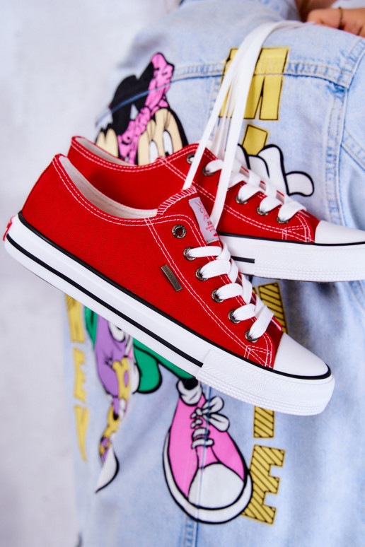 Klassisches Modell Freizeitschuhe Cross Jeans JJ2R4010C rote Farbe