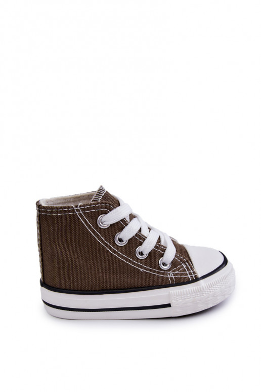 Kinder-Freizeitschuhe mit Sohle in der Farbe Khaki von Filemon Kinder-Freizeitschuhe mit Sohle in der Farbe Khaki von Filemon