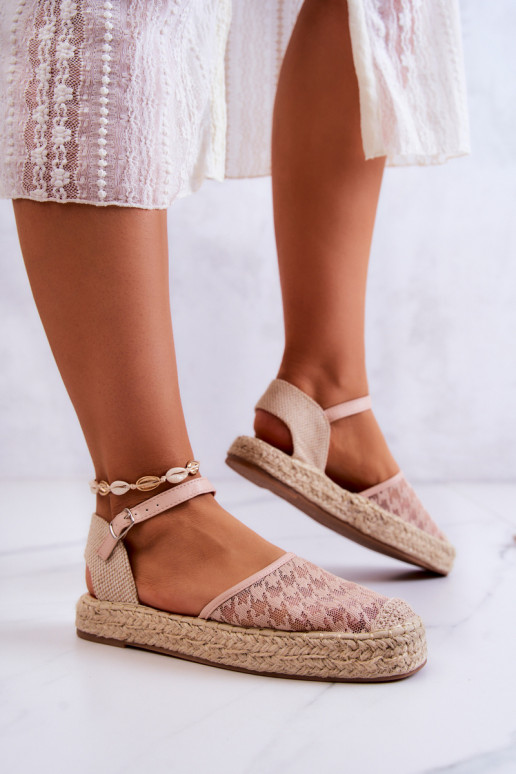 Espadrilles mit Schnallen Nude Charlene Espadrilles mit Schnallen Nude Charlene