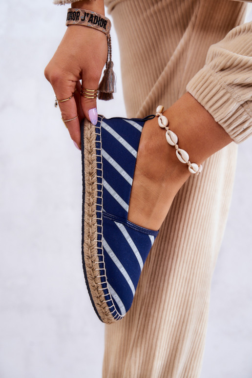 Klassisches Modell Espadrilles Big Star JJ274960 dunkelblau