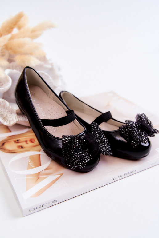 Ballerinas mit Bändern in der Farbe Schwarz Zolly Ballerinas mit Bändern in der Farbe Schwarz Zolly