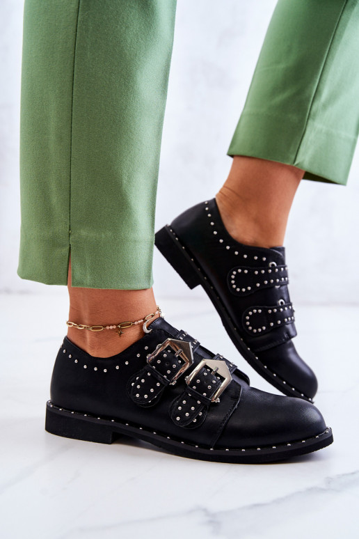 Schuhe mit Schnallen Lu Boo schwarz Schuhe mit Schnallen Lu Boo schwarz