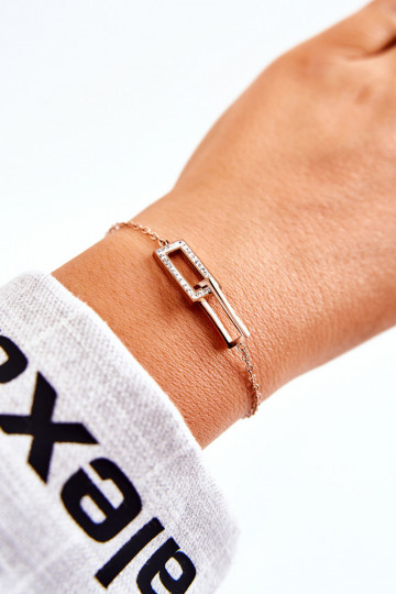 Armband mit funkelnden Augen aus Roségold 2