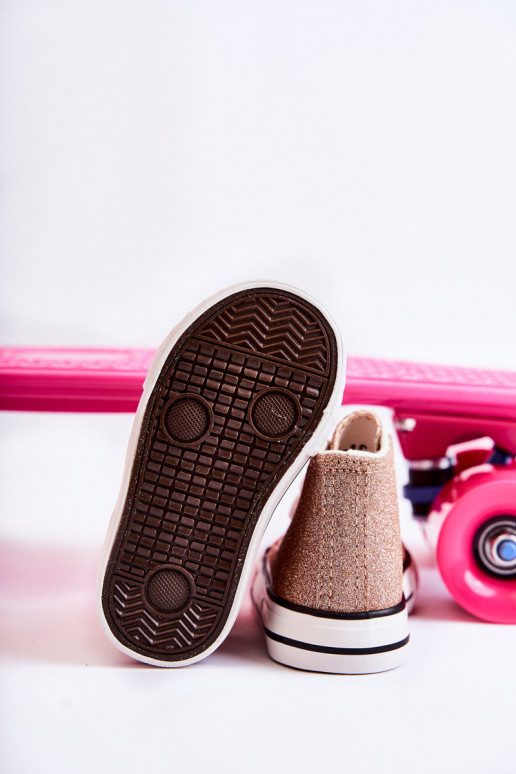 Catrina-Ledersneaker in roségoldener Farbe Catrina-Ledersneaker in roségoldener Farbe