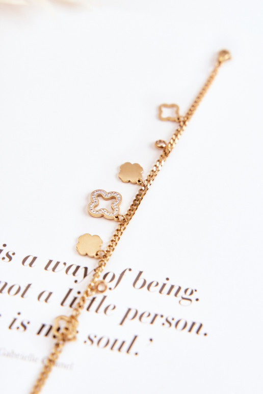 Armband mit schönen Details in Goldfarbe Armband mit schönen Details in Goldfarbe