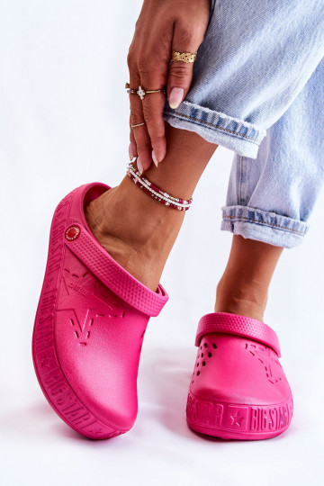 Leichte Hausschuhe Big Star II275007 rosa