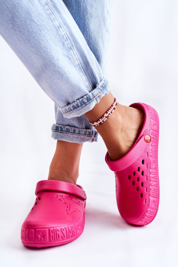 Leichte Hausschuhe Big Star II275007 rosa 2