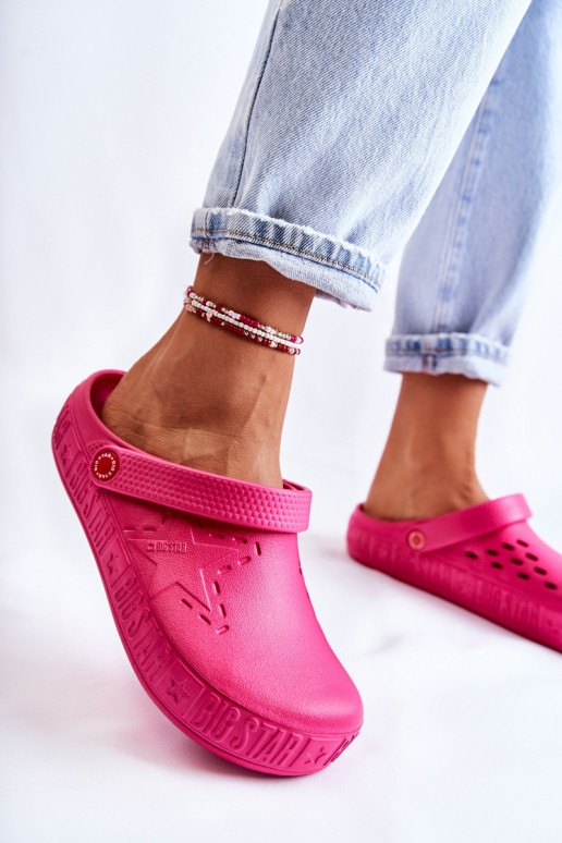 Leichte Hausschuhe Big Star II275007 rosa