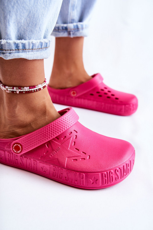 Leichte Hausschuhe Big Star II275007 rosa