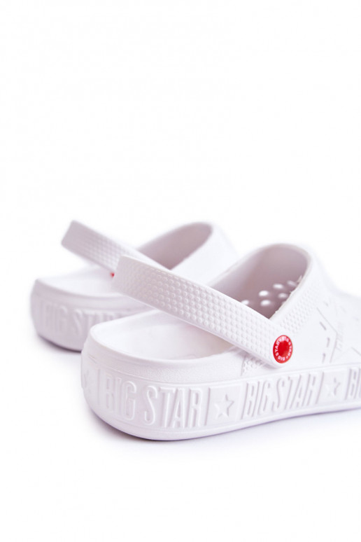 Leichte Hausschuhe Big Star II175003 weiße Farbe Leichte Hausschuhe Big Star II175003 weiße Farbe