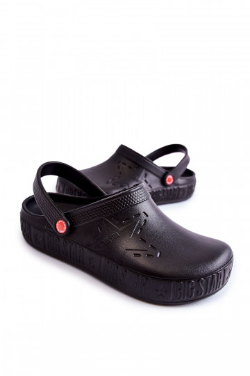 Leichte Hausschuhe Big Star II175001 in schwarzer Farbe 2