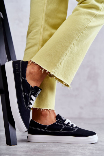 Stoff-Sneaker i Big Star KK274019 schwarz