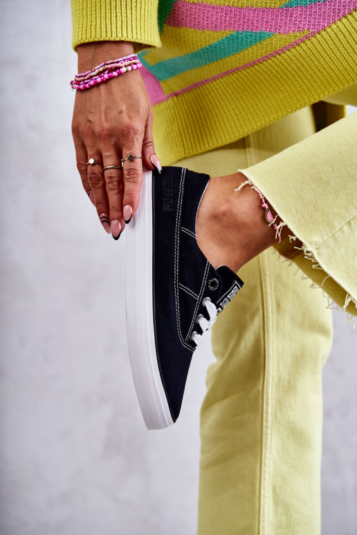 Stoff-Sneaker i Big Star KK274019 schwarz Stoff-Sneaker i Big Star KK274019 schwarz