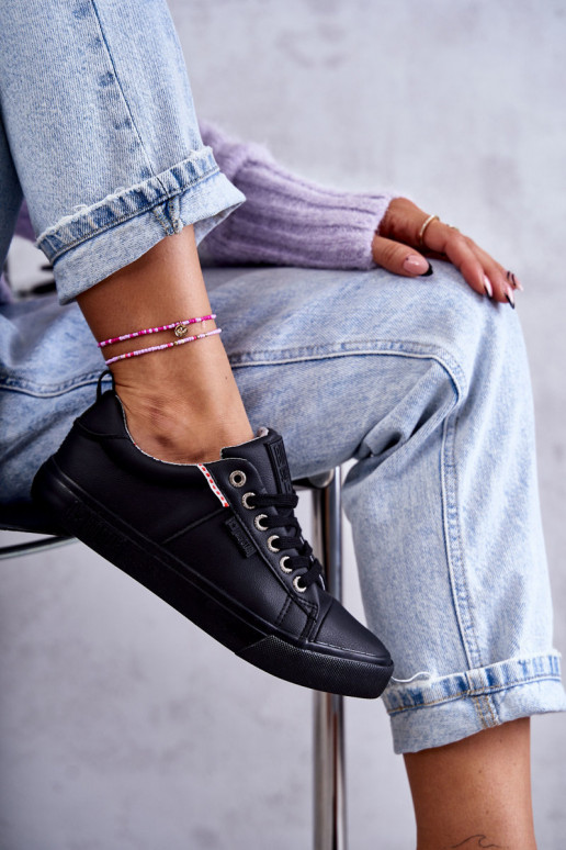 Damen-Freizeitschuhe Big Star KK274006 schwarz Damen-Freizeitschuhe Big Star KK274006 schwarz