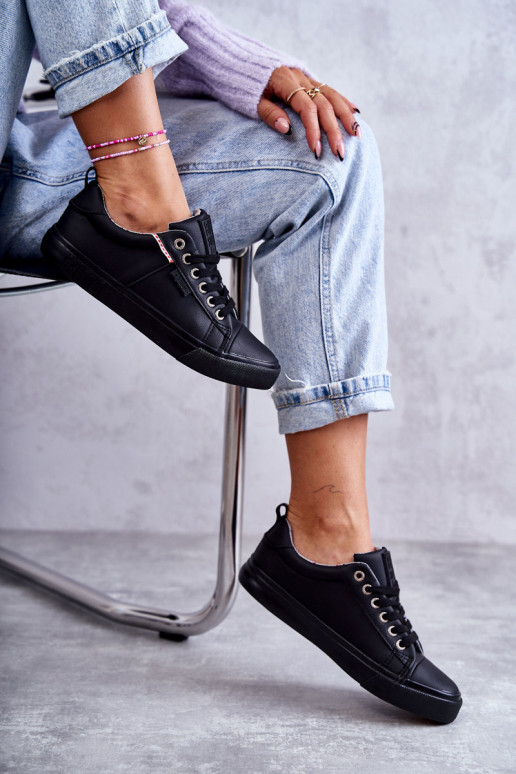 Damen-Freizeitschuhe Big Star KK274006 schwarz Damen-Freizeitschuhe Big Star KK274006 schwarz