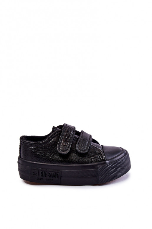 Kinder-Freizeitschuhe mit Klebeverschlüssen BIG STAR KK374090 schwarz Kinder-Freizeitschuhe mit Klebeverschlüssen BIG STAR KK374090 schwarz