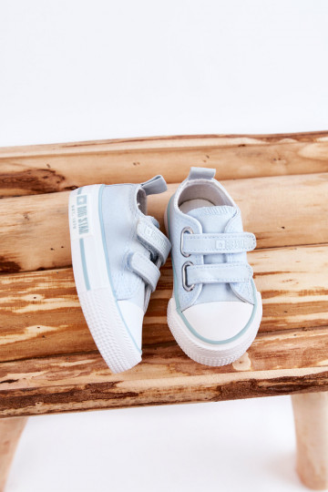 Kinder-Freizeitschuhe mit Klebeverschlüssen BIG STAR KK374078 blaue Farbe 2
